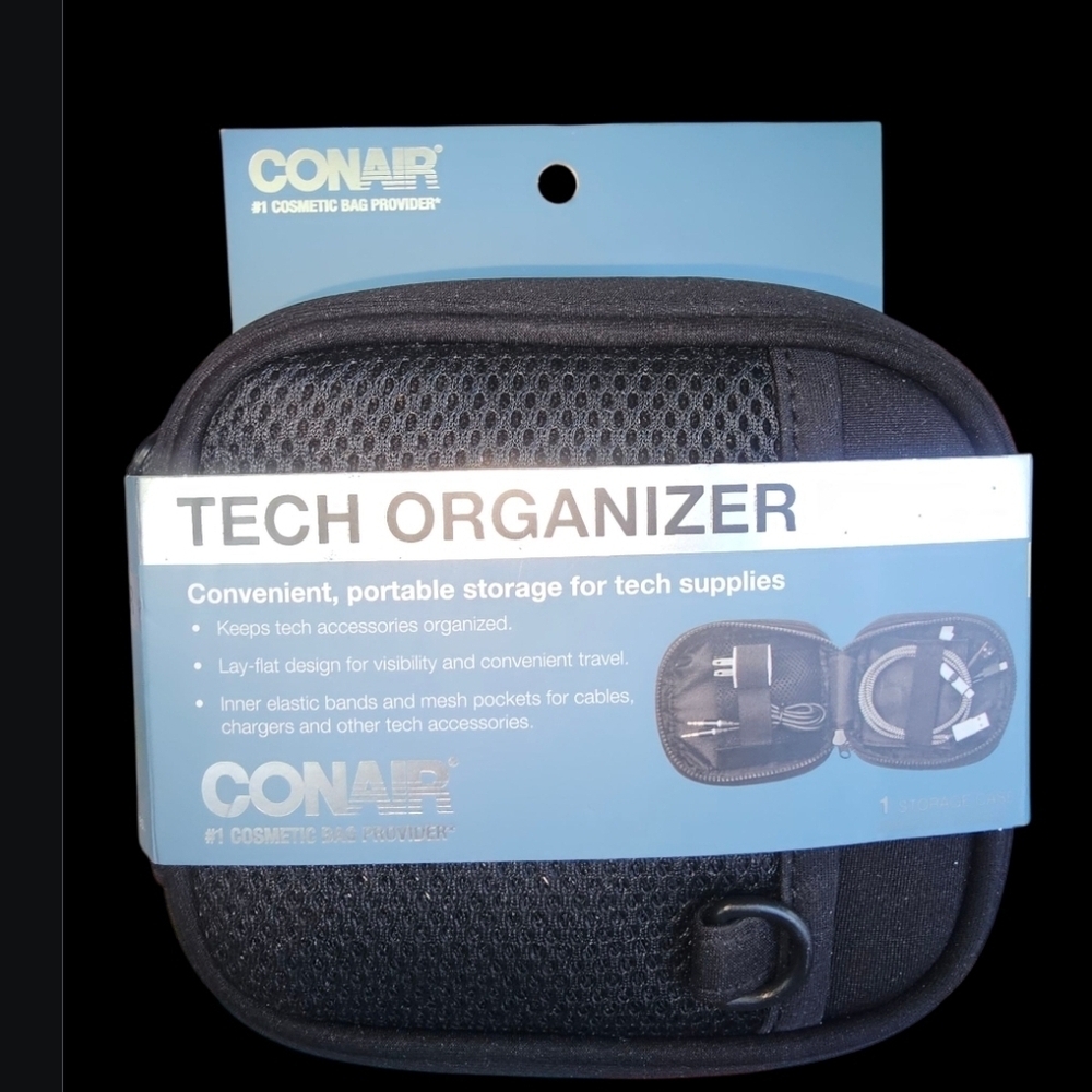 Conair Black Tech Organizer Case